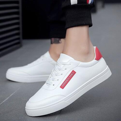 Men Shoes Spring Autumn Casual imitation leather Flat Shoes Lace-up Low Top Male Sneakers tenis masculino adulto shoes PM-100