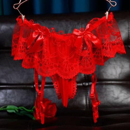 One Piece Style Hot Mens G strings Lace Open Close Penis Sheath LIngerie Sexy Gay Thong Underwear