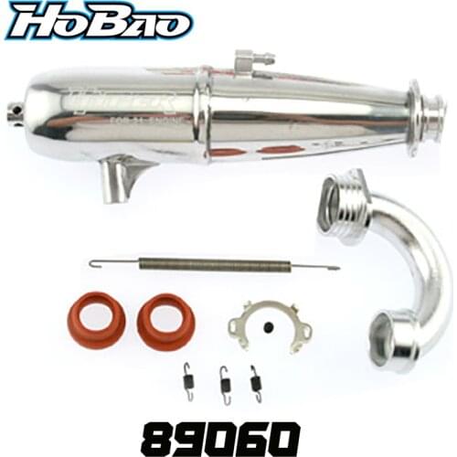 Original OFNA/HOBAO RACING 89060 In-Line Muffler/Manifold Set For HYPER 1/8 H9 NITRO BUGGY