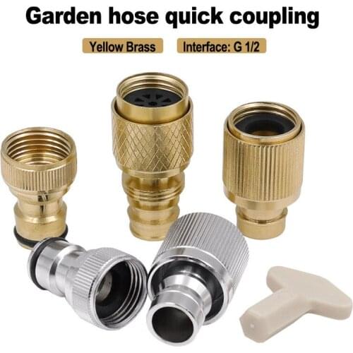 Washing Machine Water Pipe Connection Quick Adapter Tap Water Pipe Anti-falling Adapter Garden Hose Quick Connector