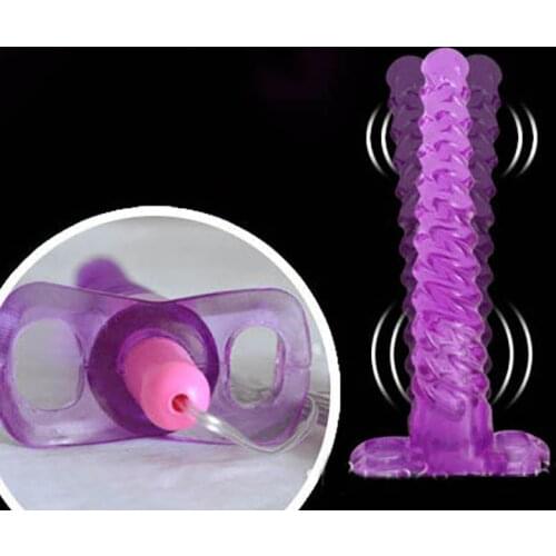 Vibrator G-spot Stimulation screw massager Sex Toys backyrad vibrating Jelly plug Anal butt Plug Adult Sex SHOP love sex life