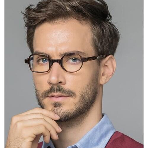 Vintage Small Round Square Eyeglass Frames Full Rim Acetate Glasses Men Women Spectacles