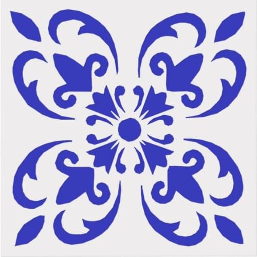 13*13 Vintage pvc Layering Stencils for DIY Scrapbooking/photo album Decorative Embossing DIY Paper Cards Crafts