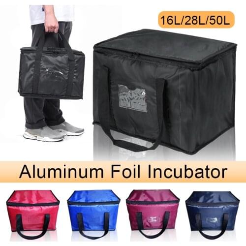 Waterproof Insulated Food Delivery Bag Pizza Takeaway Thermal Warm/Cold Bag Buffet Server Warming Tray Lunch Container Reusable