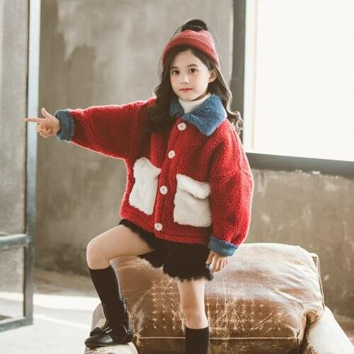 2019 girl baby winter soft coat girls kids cashmere warm fashion coat jackets children clothing oufit
