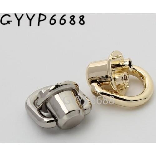 10-30-100pcs 13mm metal fitting hardware handbag/bag tassel cap clasp hook screw connector bag hanger bag bell cord end