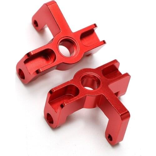 2Pcs Metal Steering Cup Front Wheel Seat Upgrade Parts for WLtoys 144001 1/14 RC Car