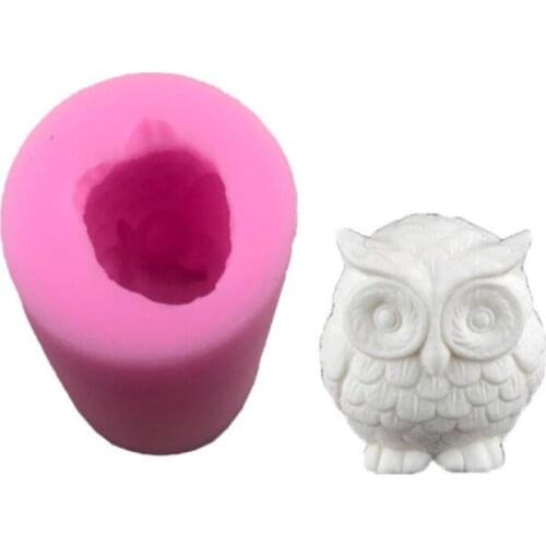 3D Small Animal Owl Shape Hands Shape Silicone Cake Decorating Tools Soap Chocolate Cake Molds Fondant Decoration Baking Tools
