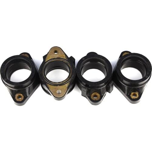 4x Motorcycle Intake Manifold Carburetor Joint Boot Rubber Set For Suzuki GSF1250 Bandit 2007-2016 & GSX1250 2010 2011 2012-2016