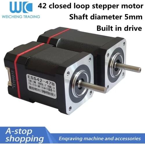 42 closed loop integrated stepper motor 0.5/0.75N.m integrated 1000 line encoder NEMA17 two-phase closed loop stepper motor