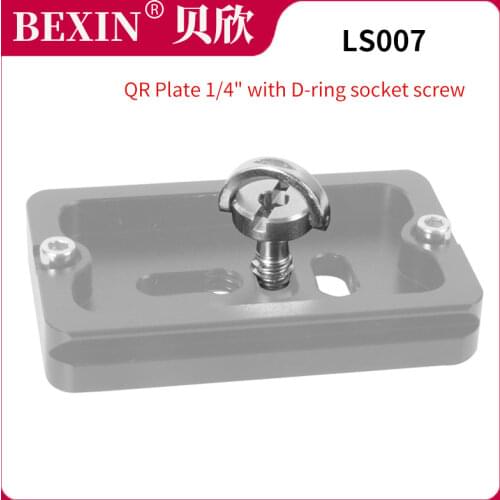 Stainless Steel 1/4 "D-ring Safely Camera Screw For DSLR Camera Tripod Quick Release Plate Connect The Tripod And Camera