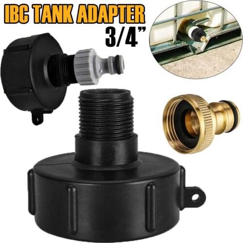 IBC Tank Adapter S60*6 Coarse Thread to 3/4" Garden Thread Connector for DN40/50 Ball Valve