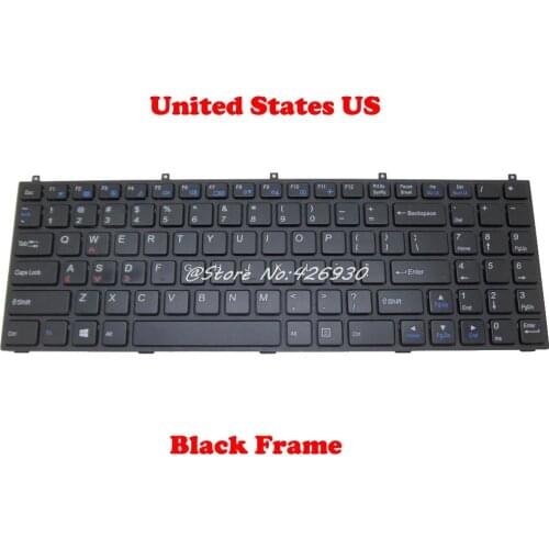 English Keyboard For CLEVO M980NU MP-08J43US-430 6-80-M9800-014-1 MP-08J43US-430W MP-08J43US-4301 6-80-W76S0-012-1 United States