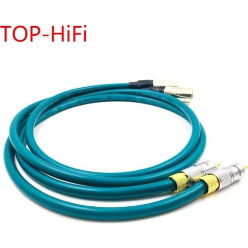 TOP-HiFi Pair Nakamichi RCA Male to 3pin XLR Male Balacned Audio Cable RCA to XLR Interconnect Cable with CARDAS CROSS USACable