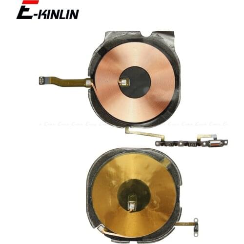 Wireless Charging Charger Receiver Coil NFC Compass Module With Volume Flex Cable For iPhone X XR XS 11 Pro Max Replacement Part