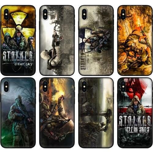 Black tpu Case For Huawei P30 Lite P30 Pro P40 Case For Huawei P40 LITE E P Smart 2020 Case Cover stalker clear sky Game