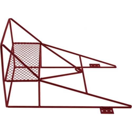 For WPL D12 1/10 RC Truck Car Upgrade Parts Simulation Metal Back Cage Rear Roll Cage Decoration Accessories