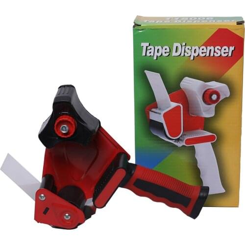Packing Tape Dispenser Gun 2" Light Seal Packing for Use Tape Dispenser Gun for Shipping, Moving, Carton and Box Sealing-Red