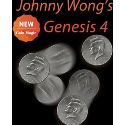 Johnny Wongs Genesis 4 by Johnny Wong Coin Magic Tricks For Professional Magicians Gimmick Fun Close up Magic Props