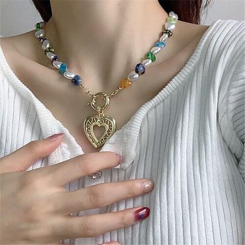 FLOWER STREAM Pearl Necklaces For Women