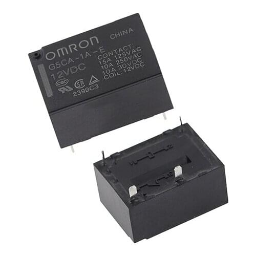 HOT NEW 12V Power relay G5CA-1A-E-12VDC G5CA 1A E 12VDC G5CA1AE12VDC G5CA-1A-E A set of normally open DC12V 12VDC 12V 10A 4PIN