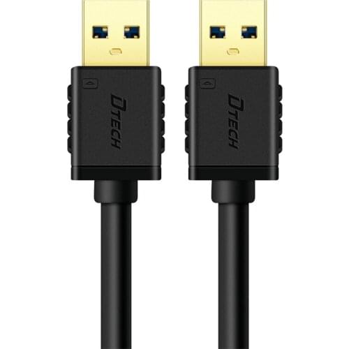 Dtech Micro USB 3.0 Cable 3A 2M Fast Charging Data Cable USB 3.0 Male to Male Cable Cord Cables
