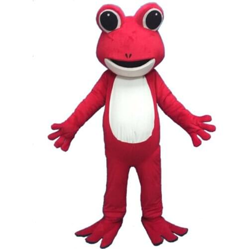 Red Frog Character Mascot Costume Cosplay Outfits Adult Size Cartoon Mascot costume For Carnival Festival Commercial Dress