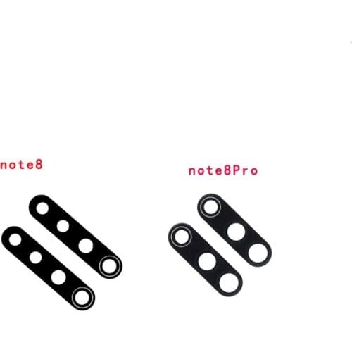 10pcs Rear Back Camera Glass Lens Cover with Adhesive For Xiaomi Redmi Note 10 Pro 5G Note 8 pro note 9 9T 9i 9C