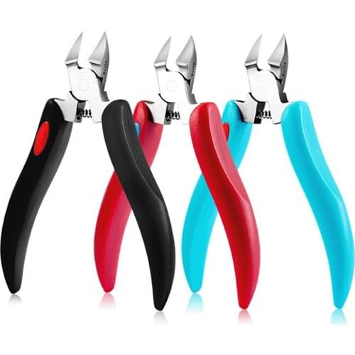 Stainless steel nail clippers trimmer Ingrown pedicure care professional Cutter nipper tools for feet toenail paronychia improve