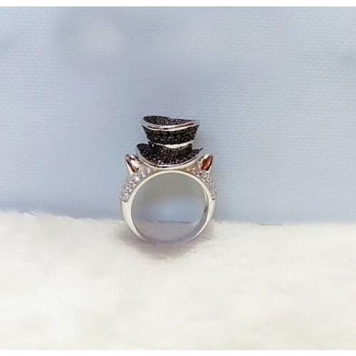 Designer Fashion 925 Sterling Silver Jewelry 3A Cubic Zirconia Party Ring