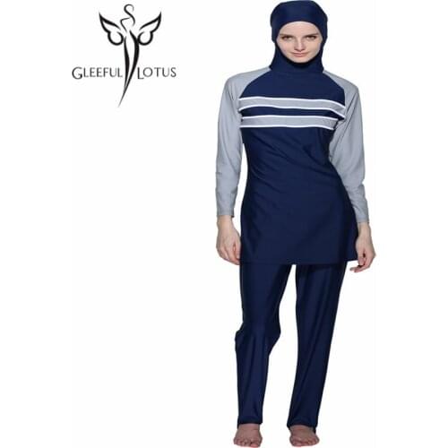 Muslim swimwear separate plus size swimsuit womens bathing suits islamic swimsuits Pakistani clothes woman Swimwear Female