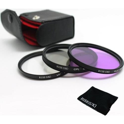 100% GUARANTEE 49MM FILTER KIT UV/CPL/FLD FOR CANON EOS 1000D 650D 600D 550D 500D 450D 7D 50D 5D Rebel T3i T2i T1I