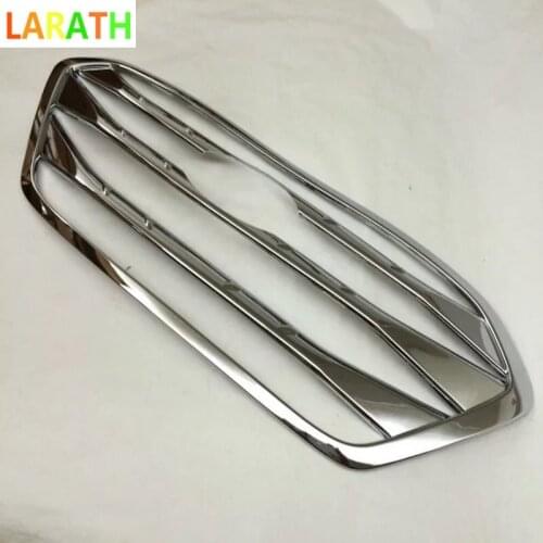 For Hyundai ix35 2013 2014 2015 2016 2017 Front Bumper Center grill Cover Trim Middle Grille Decoration Car Covers 1piece