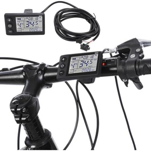 LCD Display Brushless Bicycle Dashboard Code Table DC Motor Regulator Speed Controller for Electric Bicycle E-bike Scooter