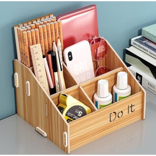 Desktop office stationery collection box childrens pen holder barrel student supplies classification shelf barrel file rack