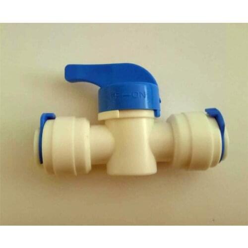OD 18mm ID 10mm 3/8" Tube Plastic Straight Water Dispenser Valve Quick Adapter Connector