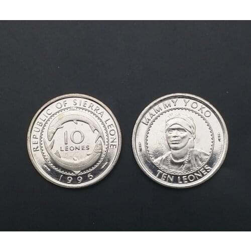 Sierra Leone 10 Leon 1996 New Original Coin Unc 100% Real Africa Issuing Coins