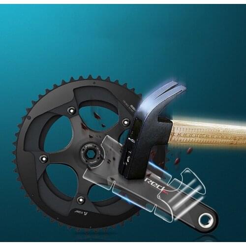 Bicycle Crank Protector Stickers Decals Road Bike Adhesive TPH For-SRAM/SHIMAN0 Anti-collision Bicycle Crank Stickers Universal