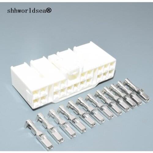 Worldgolden 20pin 2.2mm electric auto plastic cable wire harness connector with pins 174952-1/174952