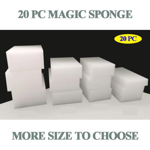 ZhangJi Multiple White Melamine Magic Sponge reusable washable cleaning Sponge Eraser For Kitchen Office Bathroom Accessories