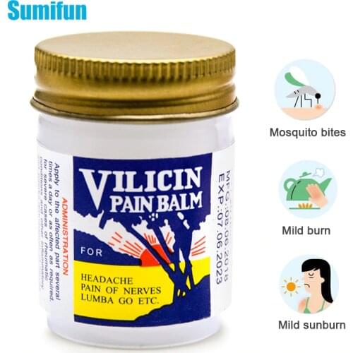 1pcs Pain Balm for Headache Motion Itching Muscle Rub Aches Cooling Oil Refresh Cold Pain Relieving Cream P0041