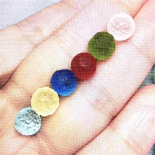 10-12mm6pcs/lot Natural Moldavite Czech Meteorite Impact Glass Beads Rough Stone Crystal Energy Stone