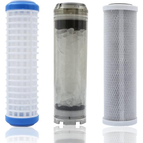 10 İnch Three Stage Whole House Filtration System Replacement Filters 10 "Washable Filter , Siliphos Filter , CTO Filter