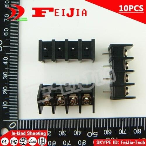 10PCS 35-8.25-4P / 35 8.25mm 4Pin Barrier Terminal Block Screw Terminal Block Pitch 8.25mm Terminal Block Free Shipping