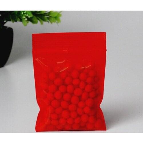 100PCS/ Lot Red Self Seal Zip Lock Bag ESD Shielding Anti Static Bag Antistatic Package Bags Electronic Jewelry Storage Pouches