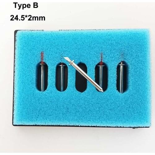 15pcs 45 Degree Roland Aoke Jingwei Jwei New Bull CAD Cutting Paper Board Plotter Cutter Blade