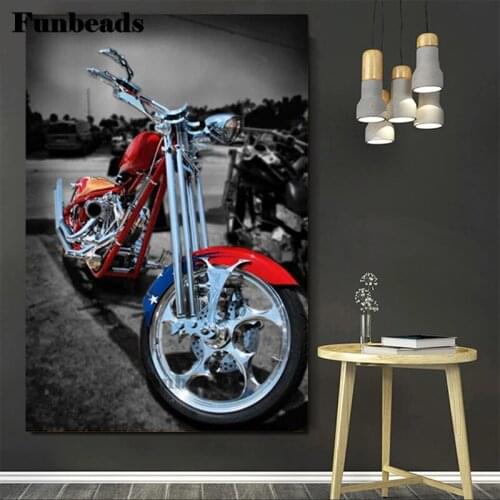 5D DIY Square round Diamond Painting Modern art, motorcycle sale Cross Stitch Diy Diamond Embroidery picture Diamond art FF5897