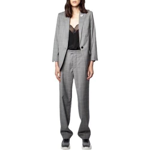 Женские брюки в клетку ANGLIU China At AliExpress