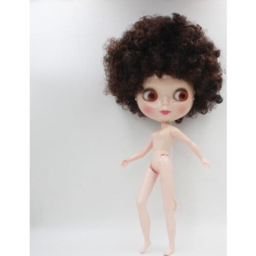 Free Shipping big discount RBL-628 DIY Nude Blyth doll birthday gift for girl 4colour big eye doll with beautiful Hair cute toy