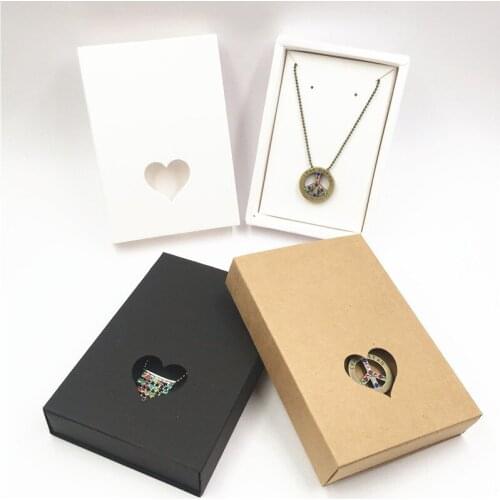 50pcs drawer style paper box+50pcs inner necklace&earring cards,packing girl jewelry carries case paper set series carton